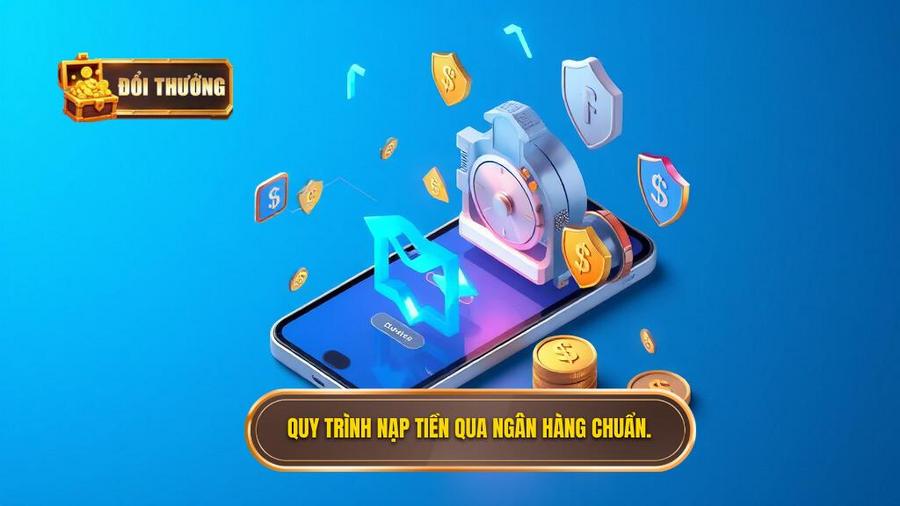 2. Quy trình nạp tiền qua ngân hàng chuẩn.