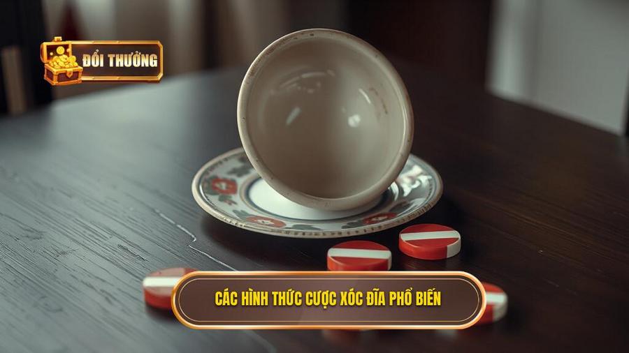 Các hình thức đặt cược phổ biến trong xóc đĩa