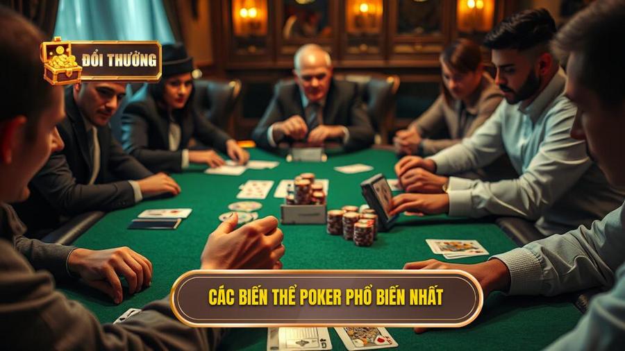 Các Biến Thể Poker Phổ Biến Tại Các Sòng Bài Uy Tín