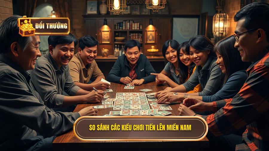 Bảng so sánh các kiểu chơi Tiến lên miền Nam phổ biến