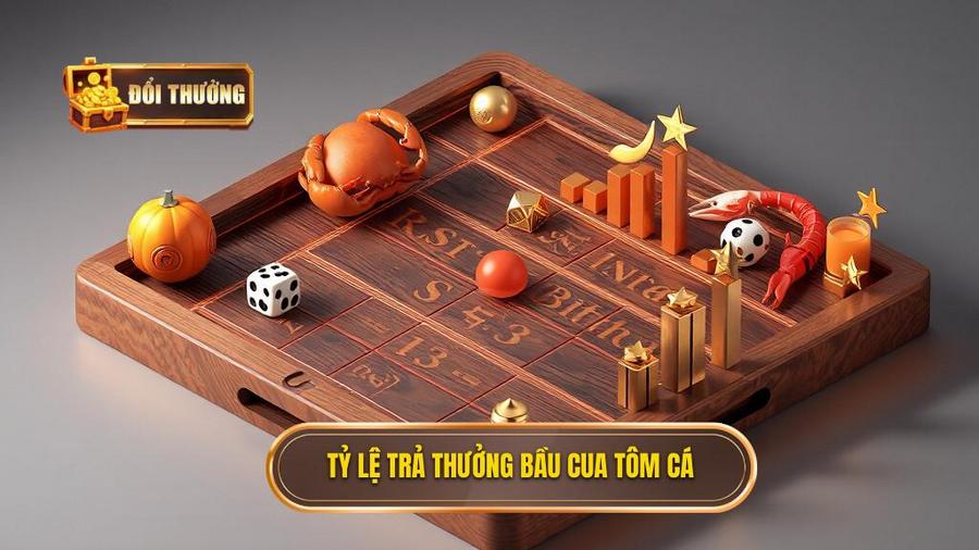 Bảng Tỷ Lệ Trả Thưởng Phổ Biến Trong Bầu Cua Tôm Cá Đổi Thưởng