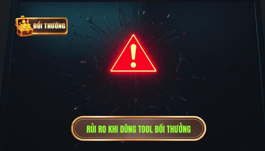 Những rủi ro tiềm ẩn khi sử dụng tool đổi thưởng