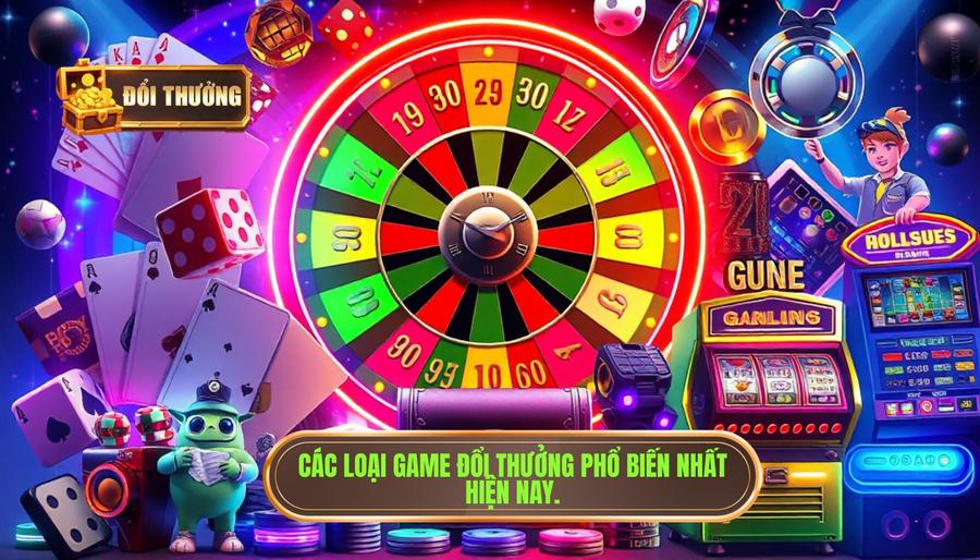Các loại game đổi thưởng phổ biến nhất hiện nay